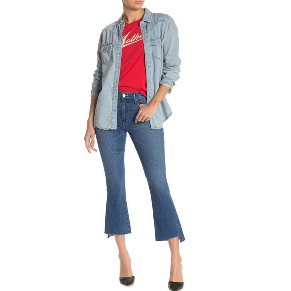 NWT MOTHER The Insider High Waist Bootcut Jeans - Picture 2 of 6